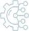 Gear branching off into a tree of ideas